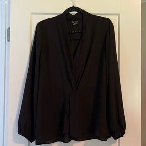 City Chic plus black blouse Sz 14
